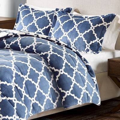 Alston Reversible Plush Comforter Set Target