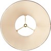 Springcrest Set of 2 Bell Lamp Shades Tan Brown Small 6" Top x 12" Bottom x 8.5" High Spider Replacement Harp and Finial Fitting - 4 of 4