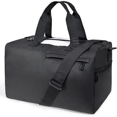 Men's and women's lightweight fitness bags, travel waterproof luggage bags with wet pockets, easy to clean travel bags