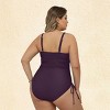 Women's Alluring One-Piece Swimsuit with Criss-Cross Back Detail - Cupshe - 2 of 4