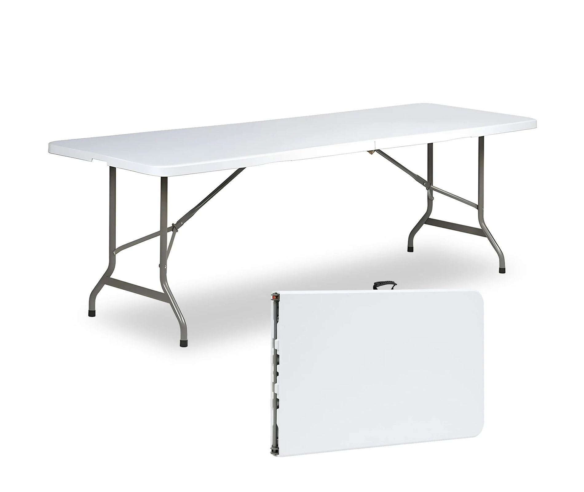 SUGIFT 8ft Folding Table Long Party Table