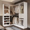 FUFU&GAGA Contemporary White Elegant and Spacious Wardrobe - A Perfect Blend of Style and Utility for Your Bedroom - 2 of 4