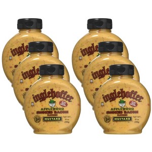 Inglehoffer Applewood Smoked Bacon Mustard Squeeze Bottle - 6 pack, 10 oz - 1 of 4