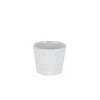 White Porcelain Face Planters Set of 2 5.25 Inch Height Decorative Pots By Melrose - 4 of 4