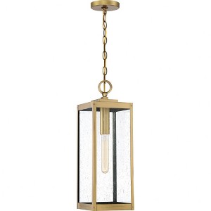 Quoizel Lighting Westover 1 - Light Pendant in  Antique Brass - 1 of 4
