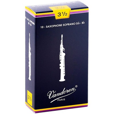 Rigotti Queen Reeds For Tenor Saxophone Strength 3.5 Box Of 10 : Target