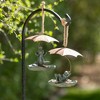 6"H Sullivans Rainy Day Frog Bird Feeders Set of 2, Multicolor - 3 of 4