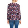 Lands' End Women's Relaxed Supima Cotton Long Sleeve V-Neck T-Shirt - 2 of 4