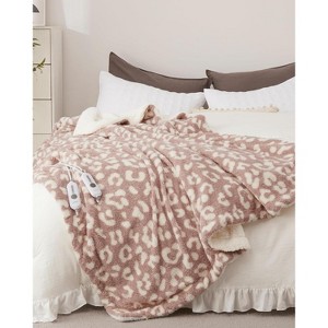 Heated Blanket Electric Blanke Soft SHER PA with 4 Heating Levels & Auto Off, Overheat Protection, Machine Washable, ETL Certification - 1 of 4