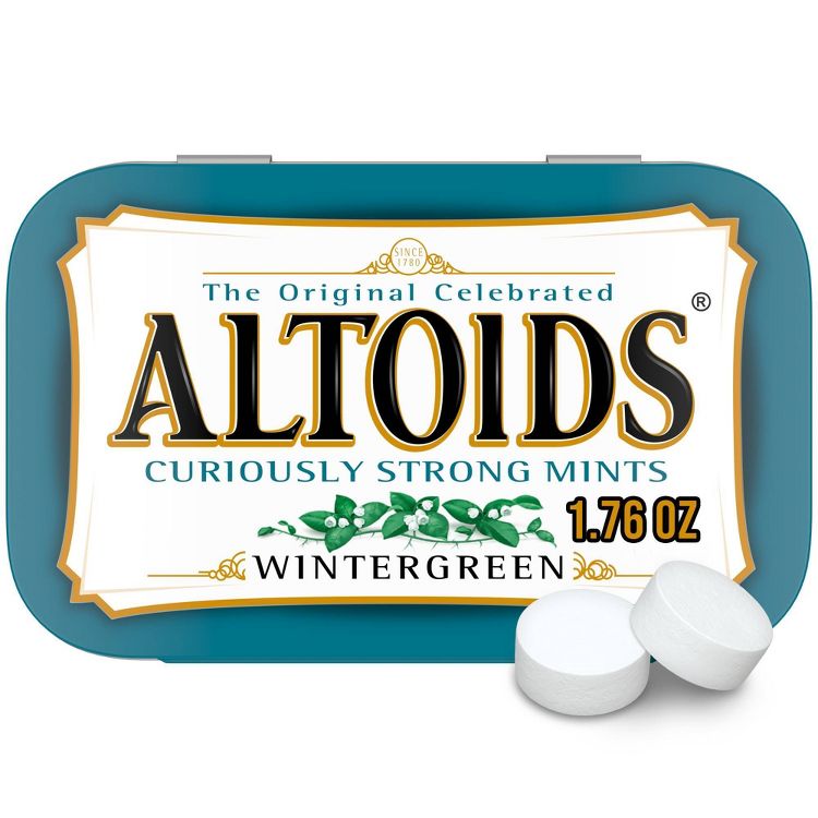 Altoids Wintergreen Breath Mint Candies - 1.76oz, 1 of 8