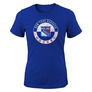 NHL New York Rangers Girls' Crew Neck T-Shirt - 1 of 1