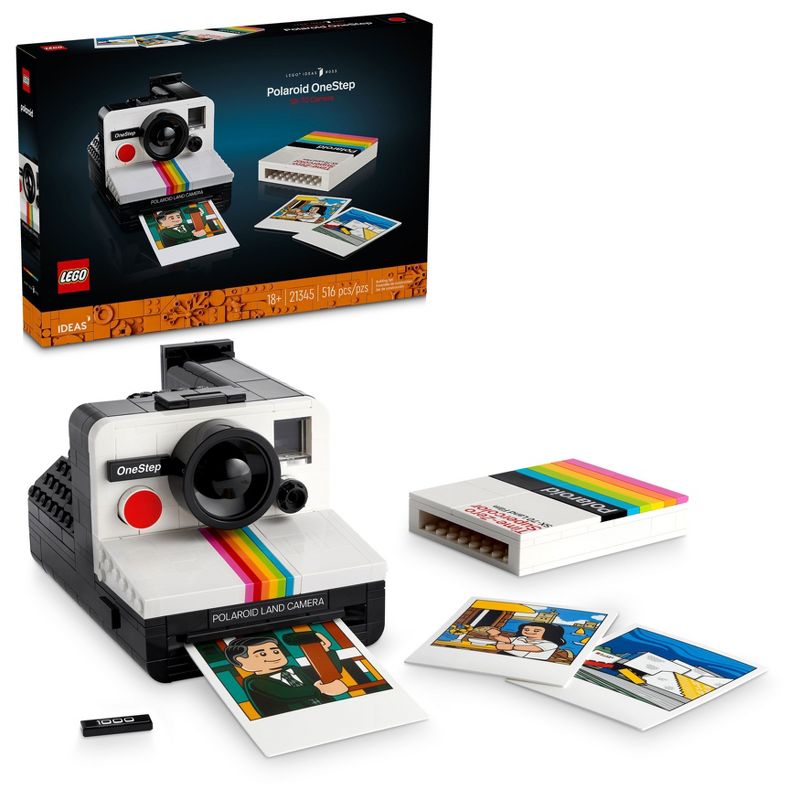 LEGO Ideas Polaroid OneStep SX-70 Camera Model 21345, 1 of 8