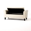 NicBex Modern 50" Storage Bench Wood Accent Stool with Button Tufted and Armrests for Bedroom and Living Room - 3 of 4
