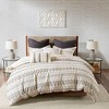 NicBex 3 Pcs Comforter Set Cotton Jacquard Duvet Cover Bedding Set Quilt Set 1 Cover, 2 Pillow Shams, Machine Washable - 4 of 4