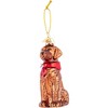 Kurt Adler Noble Gems Glass Ornament for Christmas Tree, Brown Lab Retriever - 4 of 4