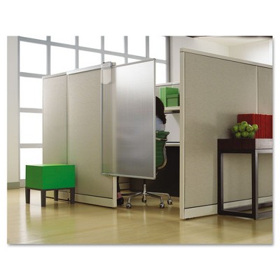 Clear Aluminum Polycarbonate Sliding Partition Screen with Whiteboard