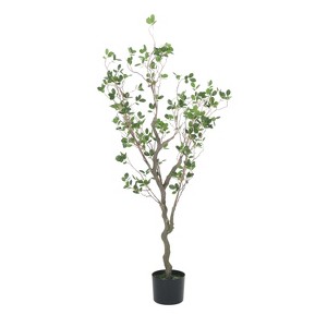 Gulches 71 Inch Artificial Milan Leaf Bonsai elm Tree Plants, Pre Potted Plant, Ideal for Indoor Gardens, Living Rooms and Bedrooms - 1 of 4