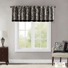Jacquard Window Valance Black 50x18in - 4 of 4