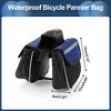 Unique Bargains Bike Pannier Bag Waterproof for Road Bike Mountain Bike Nylon 1pc - 4 of 4