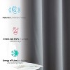 HLC.ME Dakota 100% Blackout Thick Thermal Insulated Energy Efficient Heat Blocking Curtains Grommet Panels, Set of 2 - 4 of 4