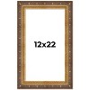 PosterPalooza | Museum Gold Picture Frame - UV Acrylic, Foam Board Backing, Hanging Hardware - 2 of 4