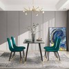 NicBex Dining Table 47.2" Modern MDF Tabletop Dining Table with Metal Legs for Kitchen, Dining Room - 2 of 4