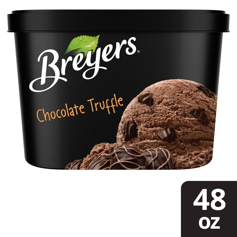 Breyers Chocolate Truffle Ice Cream - 48oz, 1 of 9
