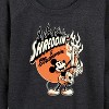 Women's - Disney - Shreddin And Strummin Lightweight French Terry Wide Neck Long Sleeve Graphic Shirt - 2 of 4