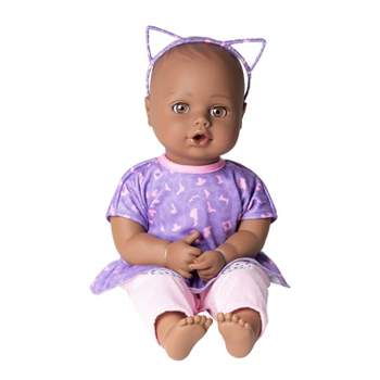 Adora Black Baby Doll 13 inch Playtime Baby Wild at Heart with a Toy Baby Bottle