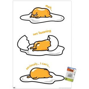 Trends International Gudetama - Not Listening Unframed Wall Poster Prints - 1 of 4