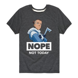 Boys' - Avatar: The Last Airbender - Sokka Nope Not Today Short Sleeve Graphic T-Shirt - 1 of 4