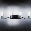 Urban Ambiance Luxury Contemporary Bath Light 8''H x 34''W,  Midnight Black Finish,  Mesa Collection, UHP4365 - 4 of 4