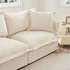 NicBex Couches for Living Room Single Deep Seat Sofa Couch Fabric Slip-covered Armchair with 1 Big Back Cushion and 2 Big Toss Pillows - 3 of 4