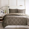 Sapphtopaz Comforter Set Quilt Set 3M Diamond Quilting Reversible Down Alternative 3 Piece 1 Quilt, 2 Pillow Shams - 2 of 4