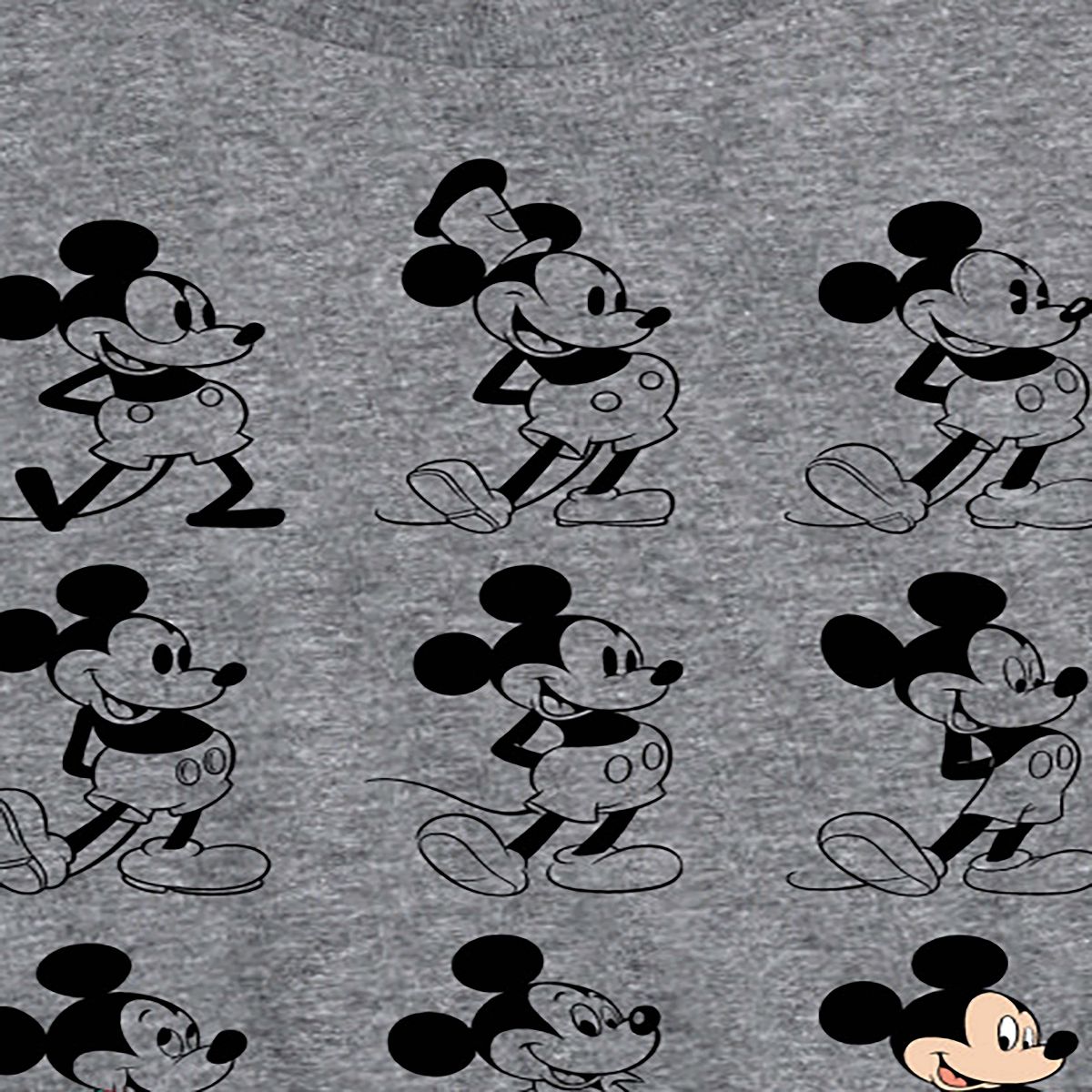 Boys' - Disney - Mickey Mouse Evolution Long Sleeve Graphic T-Shirt - thumbnail 2