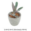 Unique Bargains Artificial Plants Pulp Planter Plastic Flesh 2.44"x2.44"x3.35" 1Pc - 3 of 4