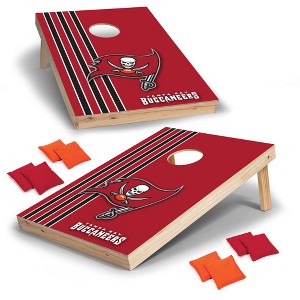 NFL Tampa Bay Buccaneers 2'x3' Wood Cornhole Set - 1 of 4