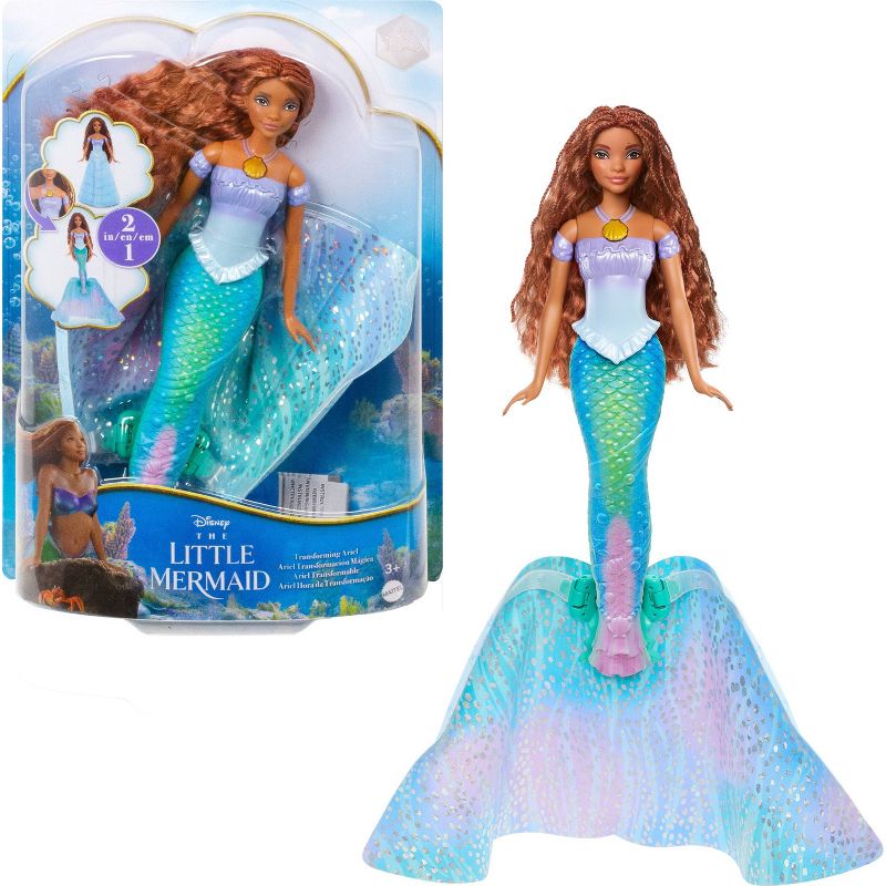 Disney The Little Mermaid Transforming Ariel Fashion Doll, 1 of 10
