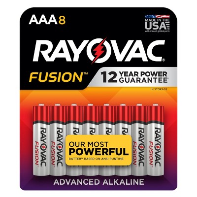 Rayovac Fusion 8pk AAA Batteries &#8211; Alkaline Battery