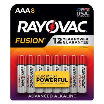 Rayovac Fusion 8pk AAA Batteries – Alkaline Battery
