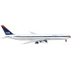 Boeing 767-400ER Commercial Aircraft "Delta Airlines - Interim Livery" White w/Blue 1/400 Diecast Model Airplane by GeminiJets - 2 of 3