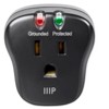 Monoprice 1 Outlet Portable Mini Power Surge Protector Wall Tap - Black | UL Rated 540 Joules With Grounded And Protected Light Indicator - 4 of 4