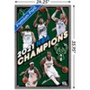 Trends International NBA Milwaukee Bucks  - 2021 NBA Finals Champions Framed Wall Poster Prints - 3 of 4