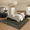 Washable Bordered Geometric Rug Non Slip Low Pile Rug Soft Contemporary Floor Cover Foldable Indoor Carpet for Living Room Bedroom Playroom Nursery - 4 of 4
