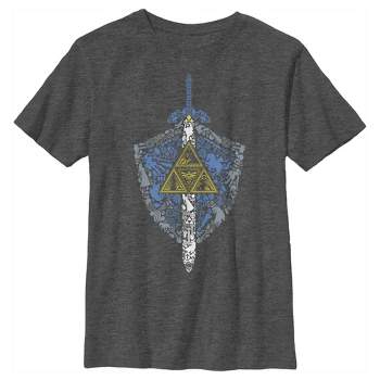 Boy's Nintendo Legend of Zelda Hidden Pattern T-Shirt