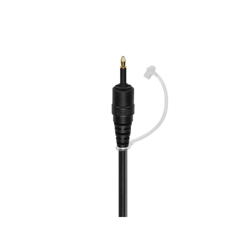 Monoprice Digital Optical Audio Cable - 6 Feet - TosLink to Mini TosLink Male/Male, 5.0mm Outside Diameter, Gold plated ferrule, 5 of 7