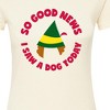 Women's - ELF - Christmas Family Set Saw A Dog Juniors Fitted Graphic T-Shirt - 2 of 3