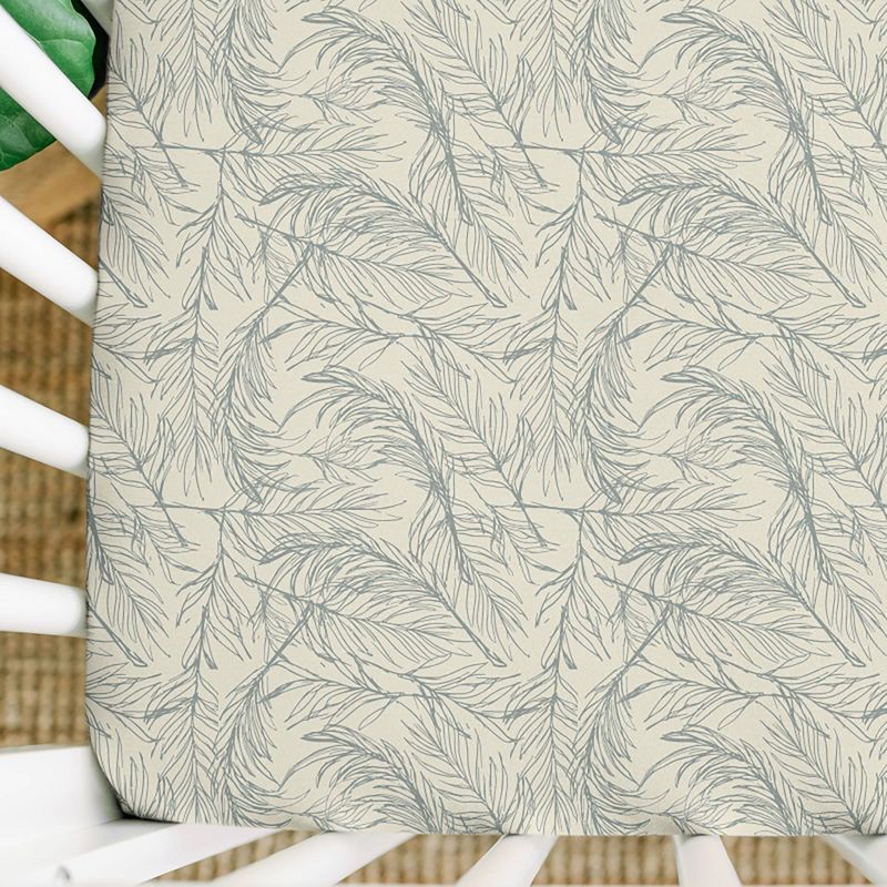 goumikids Organic Cotton Rayon from Bamboo Coastal Crib Sheet, 3 of 5