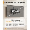 UL-Listed Full Motion TV Wall Mount for 40-86" TVs up to 132 lbs, Tool-Free Tilt, Swivel & Extension, Max VESA 600x400mm - 2 of 4