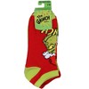 Dr. Seuss GRINCH Santa Christmas Naughty or Nice Low Cut Ankle Socks 5 Pack Multicoloured - 3 of 4
